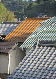 閑静な住宅の立ち並ぶ住宅エリア